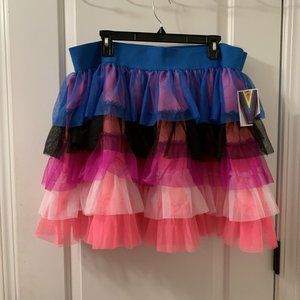 Take Pride Women's Gay Pride Tutu Skirt Multicolor Size XL